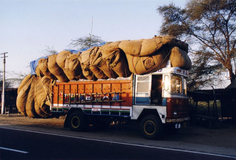Transport von Futtermitteln